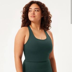 Girlfriend Collective Paloma Sports Bra Size M Green